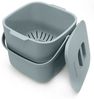 YourCasa Biomülleimer Küche 4L Komposteimer für alltäglichen Biomüll Behälter - Spülmaschinenfest - Geruchsdicht - Sieb - Bio Mülleimer klein mit Deckel Eimer Bioabfallbehälter Biotonne (4L Mint) Bild 4