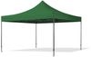 Toolport 'Premium' Faltpavillon, Seitenteile mit Panoramafenstern, Stahl dunkelgrün, 4x4 m Bild 3
