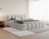 Chilly Möbel Polsterbett Stone Grau Bouclé Stoff 200x200 cm mit Stauraum Quelle 83 Bild 5