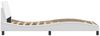 vidaXL Bettgestell "Dover" Weiß 90x200 cm Kunstleder 373119 Bild 5