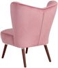 Sessel Kathy Bezug Samtvelours Buche nussbaum dunkel / rosé 22619 Bild 3