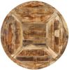 vidaXL Esstisch Ø150x76 cm Massives Raues Mangoholz 351710 Bild 4