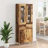 vidaXL Highboard Altholz 69,5 x 34 x 180 cm Holzwerkstoff 3415663 Bild 4