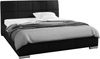 99rooms Jayden Polsterbett ohne Bettkasten 120x200 cm Kunstleder SOFT Schwarz Bild 4