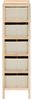 vidaXL Korb-Kommoden 2 Stk. mit 5 Stoffkörben Zedernholz Beige 276232 Bild 5