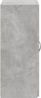 vidaXL Aktenschrank Betongrau 60x32x77,5 cm Holzwerkstoff 840768 Bild 5
