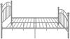Bettgestell Grau Metall, 180x200 cm Bild 4
