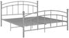 Bettgestell Grau Metall, 180x200 cm Bild 2