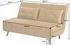 riess-ambiente Relaxsessel SMART MULTIFUNCTION 140cm senfgelb - Samt, Bettfunktion, FSC (Einzelartikel, 1-St), Ausziehbarer Schlafsessel - ideal für Arbeits-, Wohn- und Gästezimmer Bild 3
