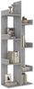 vidaXL Bücherschrank 48x25,5x140 cm Grau Sonoma Holzwerkstoff 816006 Bild 5