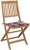 vidaXL Klappbare Gartenstühle 6 Stk. mit Kissen Massivholz Akazie 3065501 Bild 3