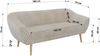 Sofa, Wohnzimmersofa PIRS 3, Skandinavisches Sofa 3-Sitzer, Sofa mit Wellenfederung, Buche Füße, Breite 180 cm Hoher Sitzkomfort - Beige Cord Bild 5