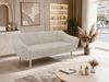 Sofa, Wohnzimmersofa PIRS 3, Skandinavisches Sofa 3-Sitzer, Sofa mit Wellenfederung, Buche Füße, Breite 180 cm Hoher Sitzkomfort - Beige Cord Bild 4