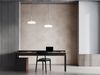 LED Pendelleuchte CELESTE 1-flammig höhenverstellbar Glas Weiß, Ø 22cm Bild 5
