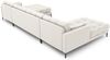 Micadoni Panorama-Sofa Mamaia 6-Sitzer Strukturierter Stoff Neve Helles Beige schwarze Beine Bild 3