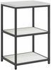 Küchenaufbewahrung, BuffetSchrank mit Regal Weiß 60x50x92 cm Stahl Bild 2