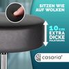 CASARIA® Rollhocker Höhenverstellbar Kunstleder Schwarz Bild 2