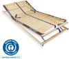 Lattenrost 90x200 cm 42 Latten fertig montiert Kopf & Fuß verstellbar Blauer Engel-Zertifizierung 7-Zonen Traglast ca. 150?kg Birkenschichtholz Bild 1