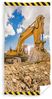 Carbotex Strandtuch Bagger Badetuch Handtuch Strandtuch 70 x 140 cm Bild 2