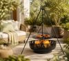 CookKing Schwenkgrill Set Toronto1, mit Feuerschale, Dreibein und Grillrost, Ø 70 Bild 2