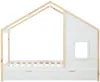 Vente-unique - RINELYA Bett Holz, Platte Weiß - B 97 cm x H 159 cm x L 196 cm Bild 3