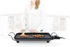Teppanyaki Tischgrill Grillplatte 46x26cm & 4 Teppan Yaki Gabeln 2500W Bild 4