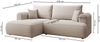 Selsey ''Ovo Mini' Eckschlafsofa linksseitig mit Stauraum, Easy-Clean-Samtbezug, dunkelgrau, 93 x 238 x 156 cm Bild 5