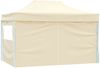 vidaXL Party-Zelt Creme 291 x 431 x 315 cm Oxford-Stoff 42023629 Bild 4