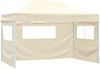 vidaXL Party-Zelt Creme 291 x 431 x 315 cm Oxford-Stoff 42023629 Bild 3