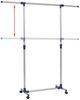 vidaXL Verstellbarer Kleiderständer Edelstahl 165x44x150 cm Silber 245625 Bild 3