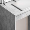 vidaXL Schreibtisch Beton Grau 60 x 40 x 76 cm 869373 Bild 4