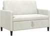 vidaXL Sofa mit Stauraum Creme 122 x 78 x 87 cm Polyester 42036913 Bild 2