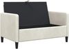 vidaXL Sofa mit Stauraum Creme 122 x 78 x 87 cm Polyester 42036913 Bild 4