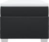 vidaXL Boxspringbett mit Matratze Schwarz 100x200 cm Kunstleder 3285197 Bild 4