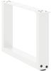 vidaXL Couchtischbeine U-Form 2 Stk. Weiß 50x(30-31) cm Stahl 4013137 Bild 4