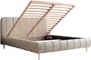 Polsterbett Slim XI mit Füße (Farbe: Kronos 22, Größe: 160x200) Bild 3