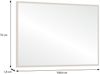 FORTE Garderobenspiegel Alice Springs, B/H/T 108,8/76/1,8 cm, Wandmontage Bild 4
