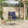 vidaXL Hängesessel mit Kissen Grau 63 x 62 x 40 cm Poly Rattan 368168 Bild 3