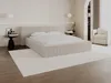 Vente-unique - TIMANO Bett SamtStoff Beige - B 252 cm x H 90 cm x L 226 cm Bild 3