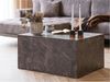 Couchtisch >Prague< in Braun, MDF, Marmodekor - 60x40x80cm (BxHxT) Bild 2