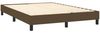 Boxspringbett mit Matratze & LED Stoff Dunkelbraun 140x200 cm Bild 5