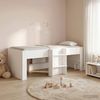 vidaXL Hochbett für Kinder 2 pcs Weiß 90 x 190 cm Holzwerkstoff 3422579 Bild 3