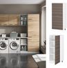 Hochschrank R-Line Grau 60 cm mit großer Tür Vicco Bild 2