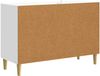vidaXL Sideboard Hochglanz Weiß 89 x 34,5 x 60 cm Holzwerkstoff 895119 Bild 5