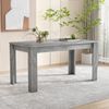 Esstisch in Beton-Optik, Grau, rechteckig, Spanplatte, 4 Tischbeine, 65x116x75 cm, Traglast 130 kg Bild 3