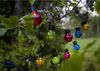 Solar-Lichterkette ,Partaj Multi', bunte Partybeleuchtung, Dämmerungssensor, 10 LED Glühbirnen, L 180cm Bild 3