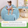 Green Bean® 2er Set Indoor XXL Sitzsack + Pouf mit EPS-Perlen Füllung - Hellblau Bild 4