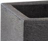 BigDean Pflanzkübel 80x30 cm groß - Granitstein-Optik in Anthrazit - Für Außen, frostsicher & wasserdicht - XXL Pflanztopf, Blumenkübel, Blumentopf für Terrasse & Balkon Bild 2