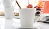Retsch Arzberg Becher Kaffee-/Henkelbecher HEIKE WEISS 250 ml, konisch, Set 6-tlg. Porzellan, 6-tlg, Porzellan, Klassisches Henkelbecher Set für 6 Personen, zeitlos & chic Bild 3