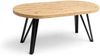 Massiver ausziehbarer Esstisch, Industrial-Look, Runder Tisch Ø100/200 cm Artisan Eiche Bild 5
